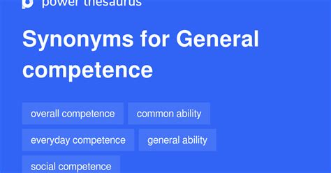 synonyms of competence|COMPETENCE in Thesaurus: 1000+ Synonyms & Antonyms for .